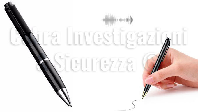 Penna con registratore audio nascosto – Registratore vocale
